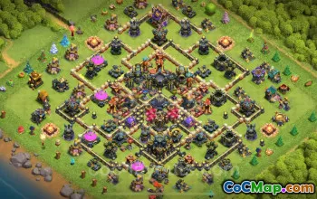 Best Anti 3 Stars TH17 Base & Link - Clash of Clans 2025 #26794