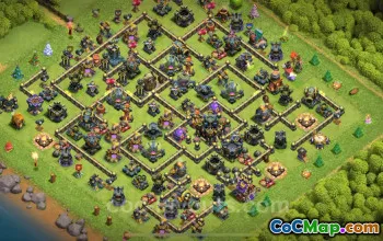 Best Anti 3 Stars TH17 Base with Link 2025 #55341