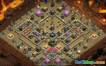 Best Anti 3 Stars TH17 War Base 2025 #55428