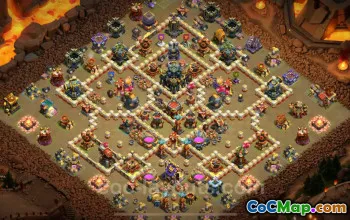 Best Anti 3 Stars TH17 War Base 2025 - Clash of Clans #22619