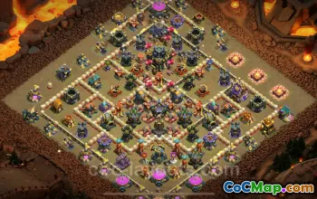 Best Anti 3 Stars TH17 War Base 2025 - Clash of Clans #26643