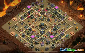 Best Anti 3 Stars TH17 War Base 2025 - Clash of Clans #26796
