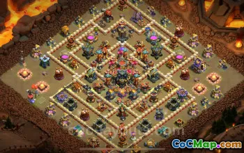 Best Anti 3 Stars TH17 War Base Links for 2025 | COC #22647