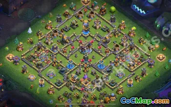 Best Anti 3 Stars TH18 Base with Link #57131