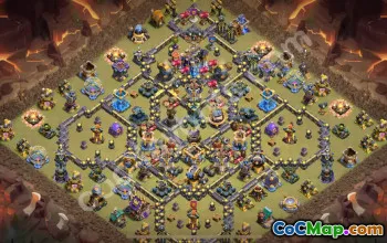 Best Anti 3 Stars TH18 War Base 2025 #57173