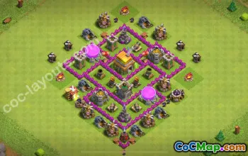 Best Anti 3 Stars TH6 Base 2025 #55433