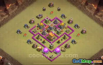Best Anti 3 Stars TH6 War Base 2024 - Copy Link Inside #18375