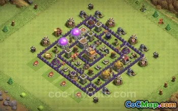 Best Anti 3 Stars TH7 Base - Clash of Clans with Link #24057