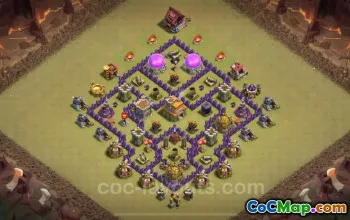 Pangkalan Perang TH7 Anti Bintang 3 Terbaik 2024 - Hibrida dengan Tautan #18792