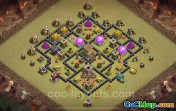 Best Anti 3 Stars TH8 War Base 2024 - Kopier lenke inni! #17665