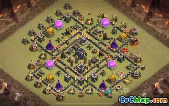Best Anti 3 Stars TH9 Base 2024 – Kopier lenke og strategier #17671