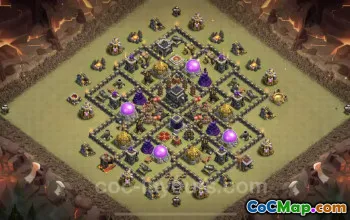 Best Anti 3 Stars TH9 War Base Link & Guide 2023 #19541