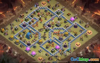Best Anti 3 Stars War Base TH12 - Clash of Clans 2025 #20902