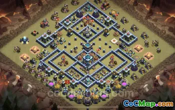 Best Anti 3 Stars War Base TH13 - Copy Link Included #21184