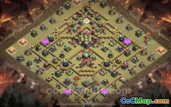 Best Anti 3 Stars War Base TH14 - Clash of Clans #21823