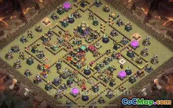 Best Anti 3 Stars War Base TH14 - Clash of Clans Link #26004