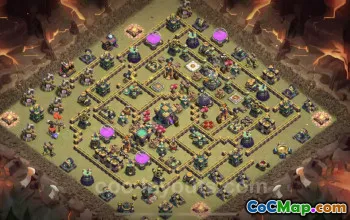 Best Anti 3 Stars War Base TH14 - Copy for Clash of Clans #21828