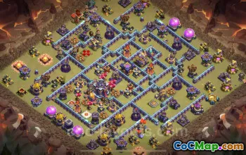 Best Anti 3 Stars War Base TH15 with Link - Clash of Clans #22155