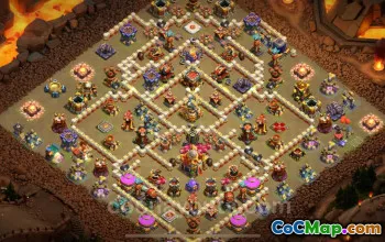 Best Anti 3 Stars War Base TH16 – Clash of Clans 2025 #26239