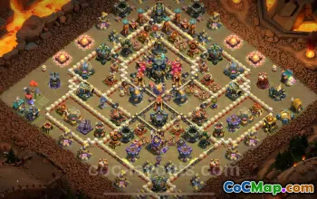 Best Anti 3 Stars War Base TH17 - Clash of Clans 2025 #22454