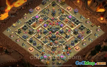 Best Anti 3 Stars War Base TH17 - Clash of Clans 2025 #26761