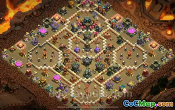 Best Anti 3 Stars War Base TH17 with Copy Link 2025 #22446