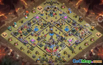 Best Anti 3 Stars War Base TH18 2025 #57051