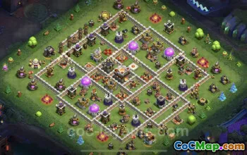 Best Anti-Everything TH11 Base Copy - Clash of Clans #25377