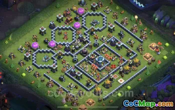 Best Anti-Everything TH13 Base Copy for Clash of Clans #25877