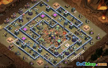 Best Anti-Everything TH14 War Base Copy - Clash of Clans #26125