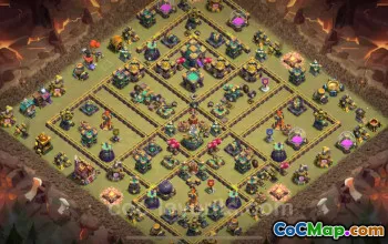 Best Anti-Everything TH14 War Base for Clash of Clans 2025 #26230
