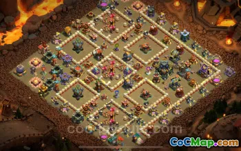 Best Anti Everything TH17 War Base 2025 - Clash of Clans #22550