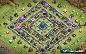 Best Anti Loot TH12 Base for Legend League - Clash of Clans #25658