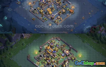 Best BH10 Anti-Everything Base Design with Link - CoC #23187