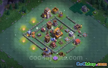 Cea mai bună bază BH4 Anti 2 stele - Clash of Clans 2024 Copie #17792