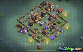 Best BH4 Anti 2 Stars Base Design with Link - Clash of Clans #22718