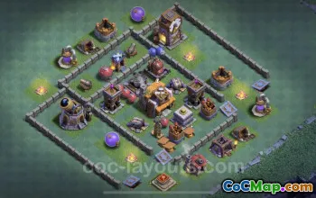Best BH5 Anti 2 Stars Base Design & Link - Clash of Clans #22849