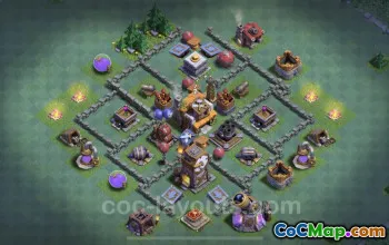 Best BH5 Anti 2 Stars Base Designs - Clash of Clans #22778