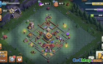 Best BH6 Trophy Base: Strong Against Ground Attacks & Witches #19352