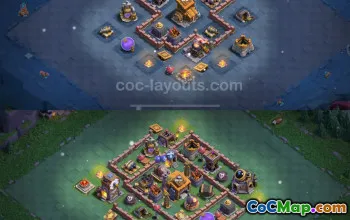 Best BH7 Anti 2 Star Base Design - Clash of Clans 2024 #22984