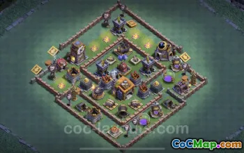 Best BH7 Anti-Everything Base Design - Clash of Clans #22970