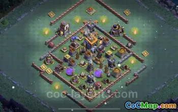 Best BH8 Anti 2 Stars Base Design - Clash of Clans #23094
