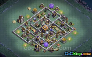 Best BH9 Anti-Everything Base Design - Clash of Clans #23124