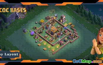 Meilleurs modèles et liens de base du constructeur Hall 07 - Clash of Clans #18461