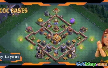 Meilleurs modèles de base du constructeur Hall 07 avec liens - Clash of Clans #18466