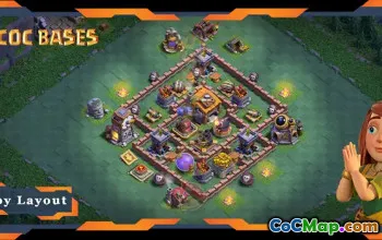 Meilleurs agencements et liens de base du Hall 07 du constructeur - Clash of Clans #18446