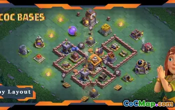 Meilleur constructeur Hall 07 Base avec lien-Clash of Clans BH07 #18441