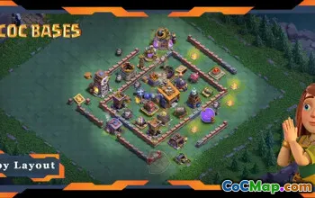 أفضل قواعد وروابط لقاعة البناء 08 - Clash of Clans BH08 #18477