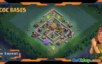 Best Builder Hall 09 Base Design with Link - Clash of Clans #21889