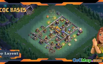 Best Builder Hall 10 Base - Anti 3 Star Layout & Link! #21999